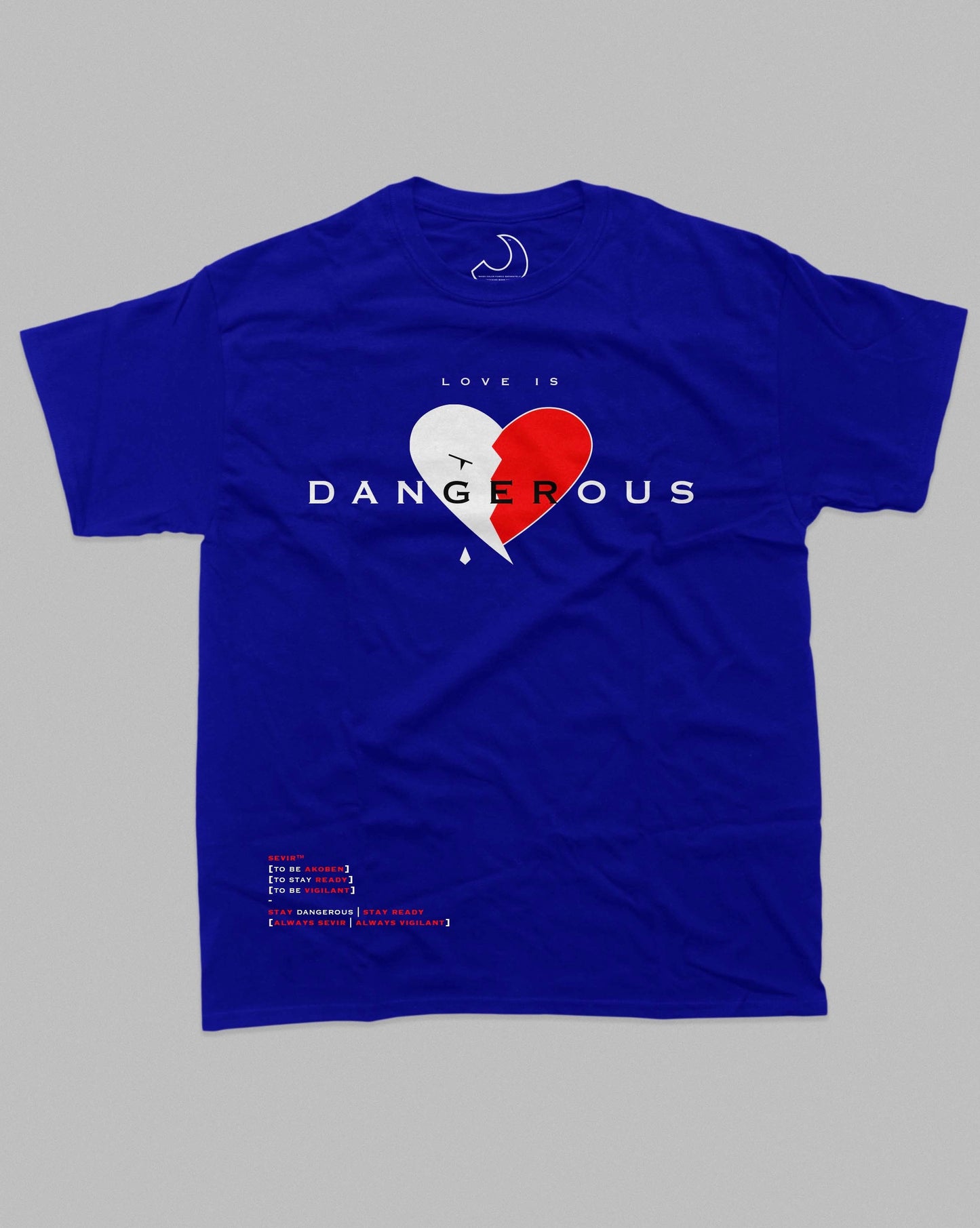 Unisex Blue T Shirt