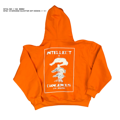 iNTEL-02 // NO. 0002 // oVERSIZED-qUARTER-zIP-hOODIE // V.1