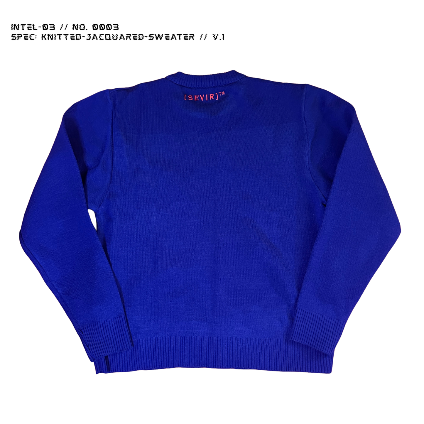 iNTEL-03 // NO. 0003 // kNITTED-jACQUARD-sWEATER // V.1