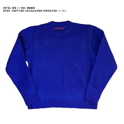 iNTEL-03 // NO. 0003 // kNITTED-jACQUARD-sWEATER // V.1